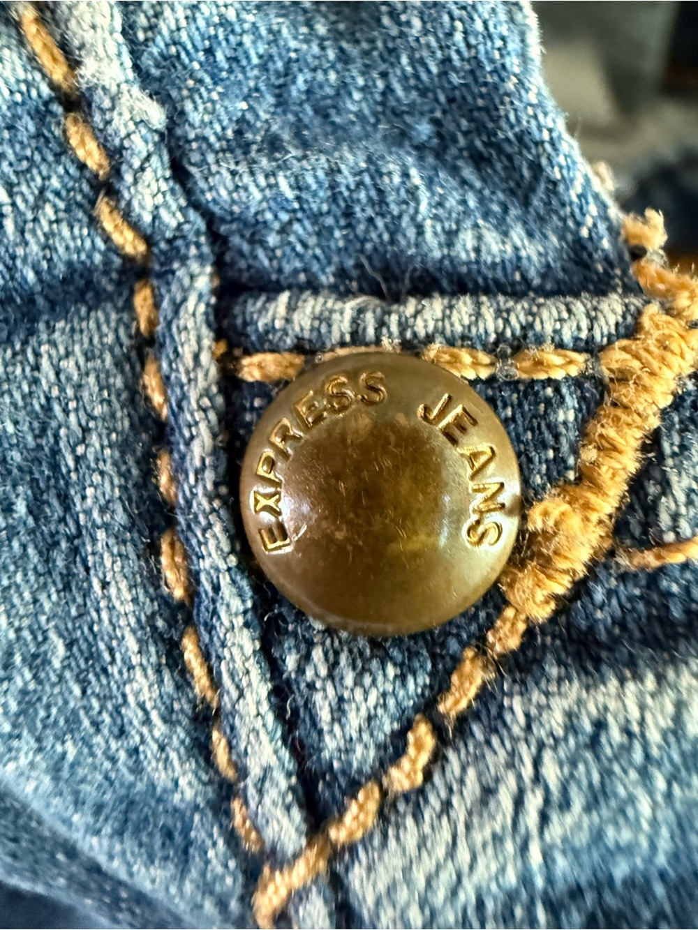 Express Y2K Flare Jeans | Low Rise Bootcut | Early 2000s Vintage Denim - Size 2 - Picture 10 of 13